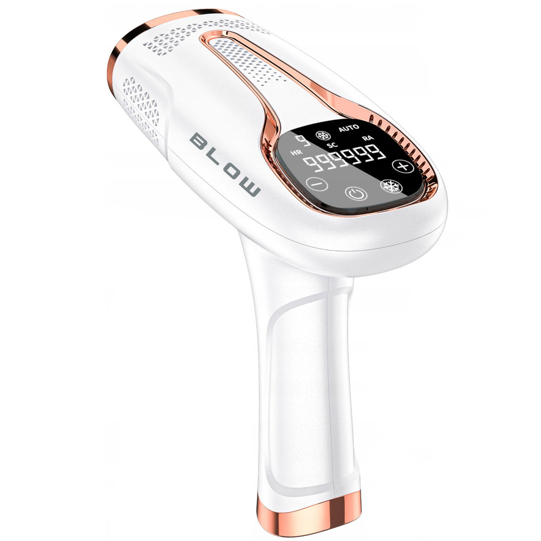 IPL epilátor Blow light, funkcia Ice Cool, 9 úrovní výkonu, vstavaný UV filter, automatický režim blesku, dlhotrvajúca účinnosť, 44-480#
