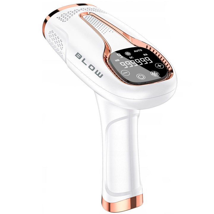 IPL epilátor Blow light, funkcia Ice Cool, 9 úrovní výkonu, vstavaný UV filter, automatický režim blesku, dlhotrvajúca účinnosť, 44-480#