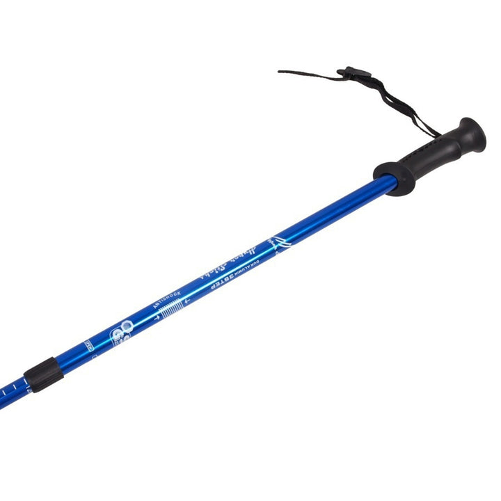 Hliníkové teleskopické palice na nordic walking 65–135 cm, modré, 2 páry