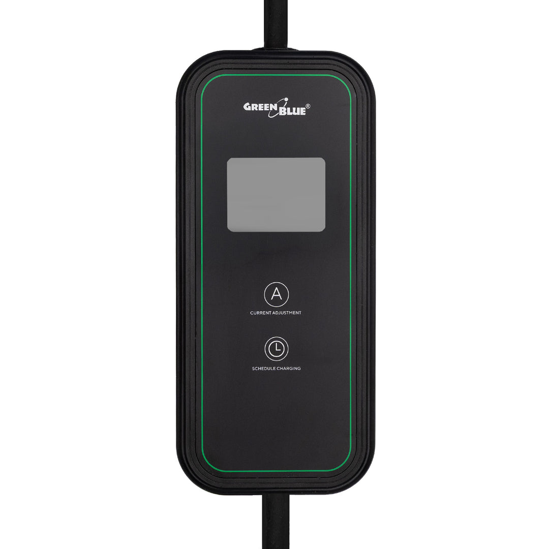 Nabíjačka pre elektromobily (EV) / plug-in hybridy (PHEV) GreenBlue, prenosná, typ 2, dĺžka kábla 6,8 m, IP65, 11 kW, 220–380 V striedavého prúdu, 50/60 Hz, 16 A, 3 fázy, GB1100