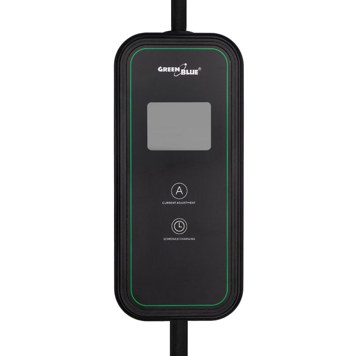 Nabíjačka pre elektromobily (EV) / plug-in hybridy (PHEV) GreenBlue, prenosná, typ 2, dĺžka kábla 6,8 m, IP65, 11 kW, 220–380 V striedavého prúdu, 50/60 Hz, 16 A, 3 fázy, GB1100
