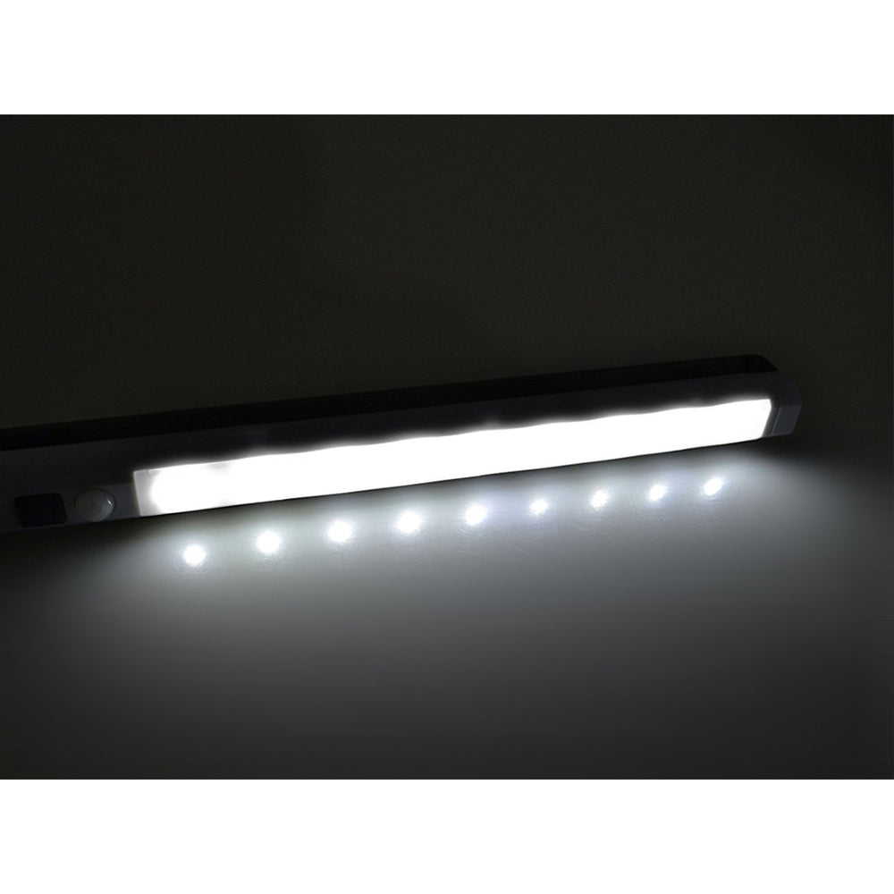 2x kuchynská LED lampa Maclean, podskriňová, 9 SMD, na batérie, PIR senzor zapnutie/vypnutie, MCE166 + 6x batéria R-06 R06 AA LR06 1,5 V VARTA Longlife Power