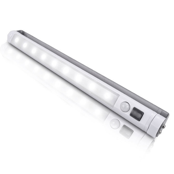 2x kuchynská LED lampa Maclean, podskriňová, 9 SMD, na batérie, PIR senzor zapnutie/vypnutie, MCE166 + 6x batéria R-06 R06 AA LR06 1,5 V VARTA Longlife Power