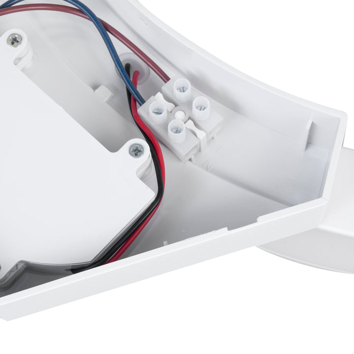 LED svietidlo s pohybovým senzorom Maclean, PIR senzor, biela farba, 10 W, IP54, 800 lm, MCE290 W, 4 ks