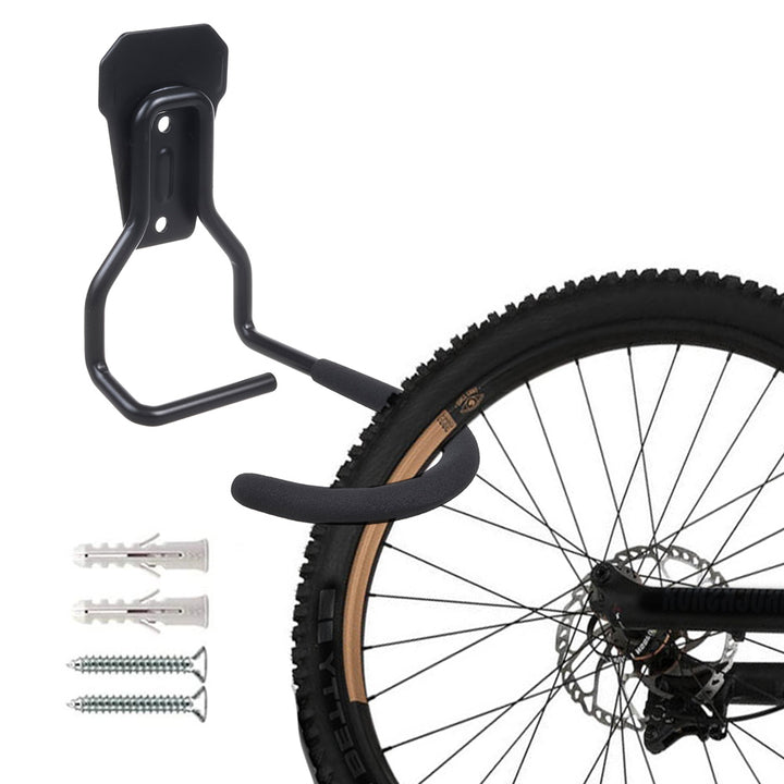 Nástenný držiak na bicykle Maclean, vertikálny, oceľ, max. zaťaženie 20 kg, MC-433, 4 ks