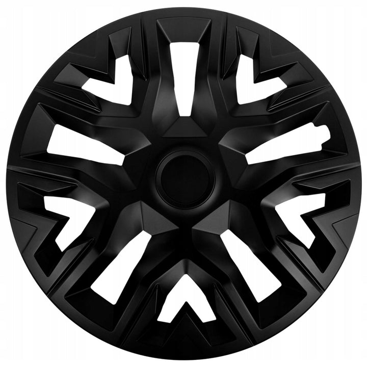 Univerzálne kryty kolies 14'' NRM The Best, čierne, sada 4 ks