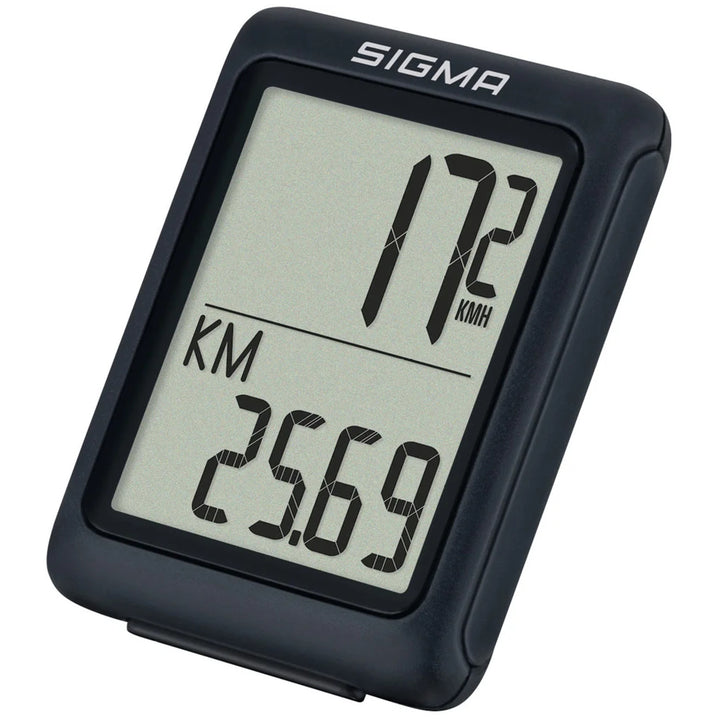 Cyklistický počítač Sigma BC 5.0 WR, vodotesný, odolný voči poveternostným vplyvom, veľký a prehľadný displej, 5 základných funkcií
