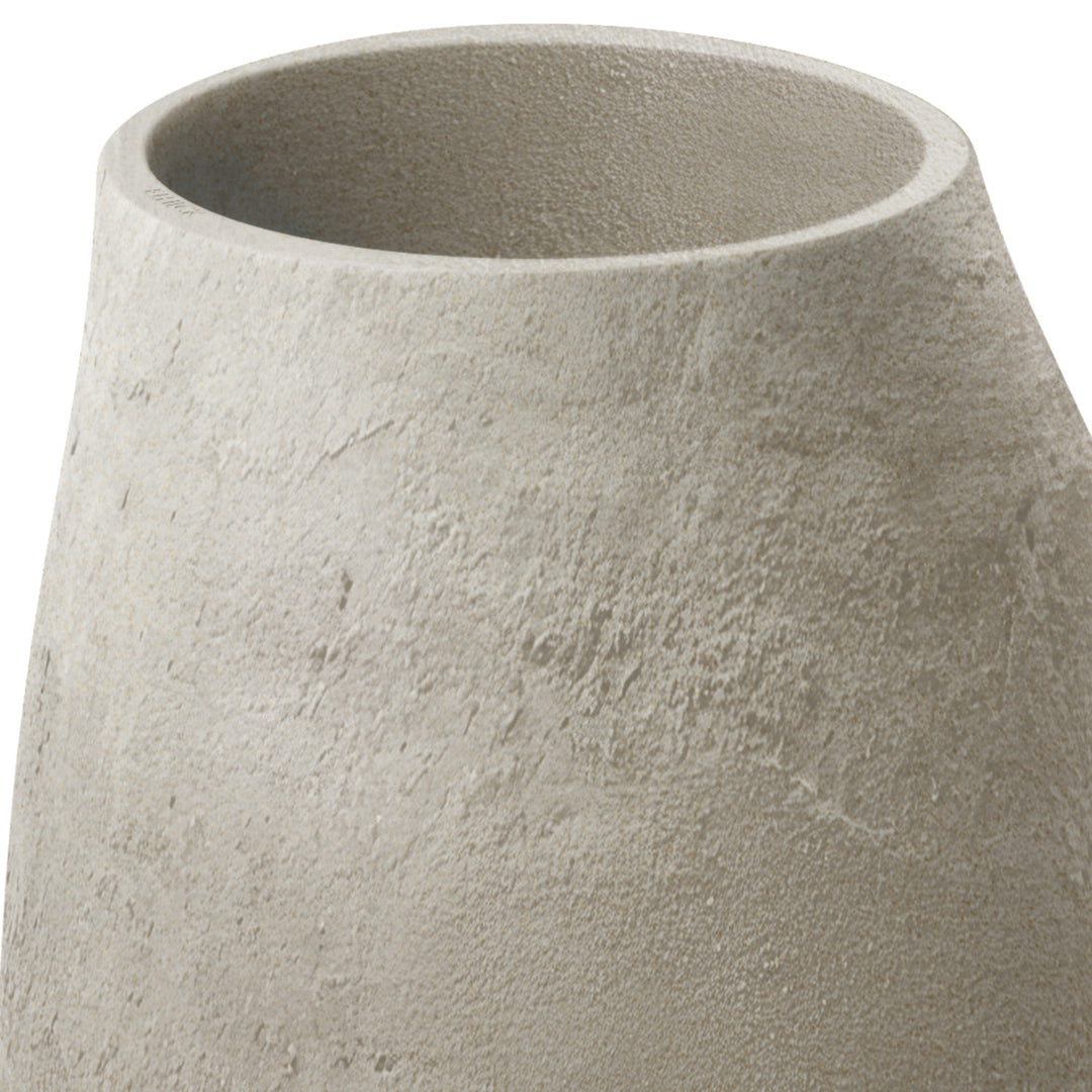 Kvetináč Ethick Epocco Bold, priemer 48 cm, výška 60 cm, matná povrchová úprava, odolný voči poveternostným vplyvom, odtokový otvor, piesková farba, TEP48B-101GR