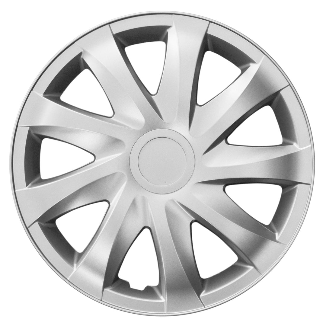 Univerzálny kryt kolesa 14'' NRM Draco, strieborný, 1 ks