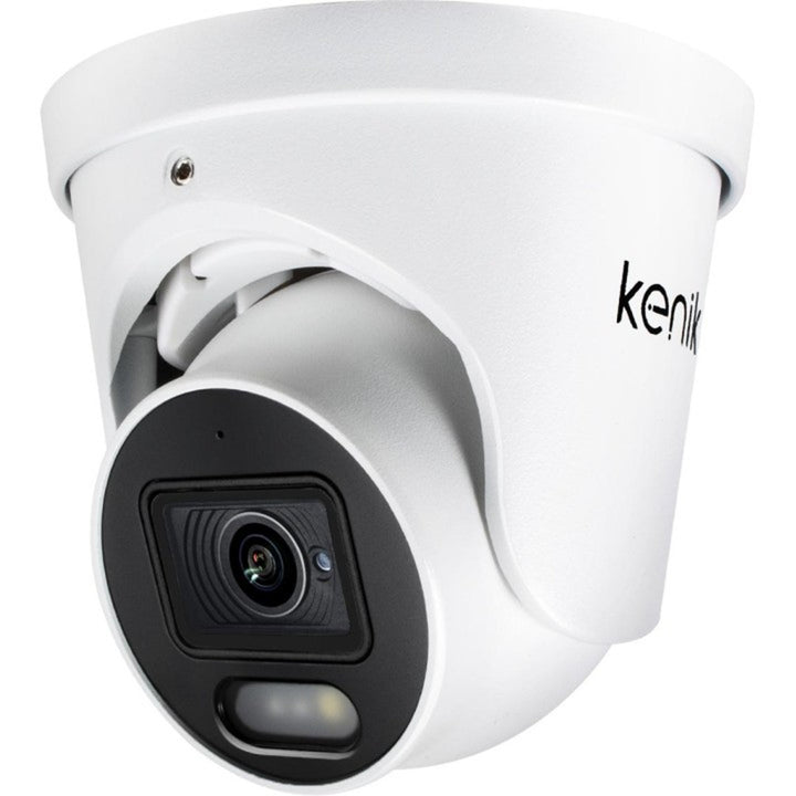 IP kamera Kenik, rozlíšenie 4 MP pri 20 snímkach za sekundu, detekcia pohybu, automatický IR filter, vstavaný mikrofón, kopulové puzdro, KG-430DPA-E