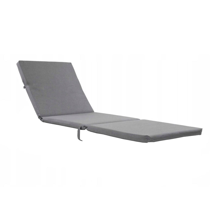 Vankúš na ležadlo Daytona, farba sivá, tkanina S-550 Melange, rozmery 192 x 64 cm, upevnenie pomocou gumového pásu, vodoodolný, Melange S-23