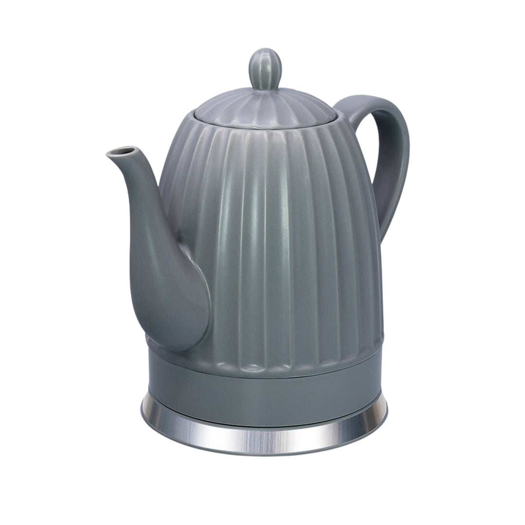 Keramická rýchlovarná kanvica Maestro, farba sivá, výkon 1500 W, objem 1,5 l, otočná základňa, ukazovateľ hladiny vody, napájací kábel 65 cm, MR-077