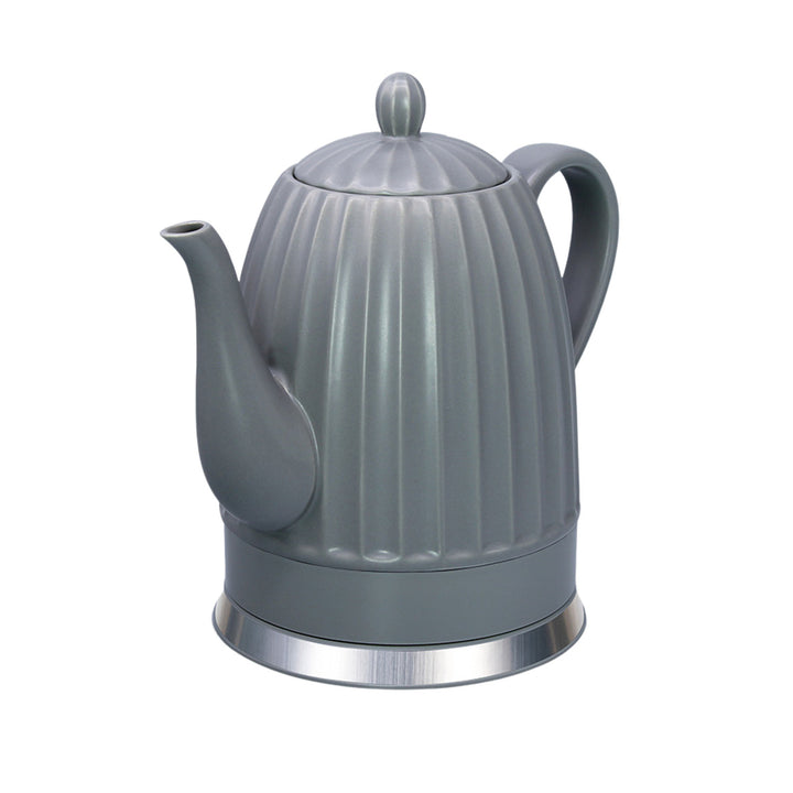 Keramická rýchlovarná kanvica Maestro, farba sivá, výkon 1500 W, objem 1,5 l, otočná základňa, ukazovateľ hladiny vody, napájací kábel 65 cm, MR-077