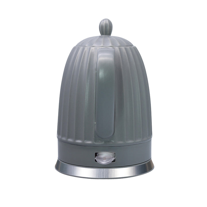 Keramická rýchlovarná kanvica Maestro, farba sivá, výkon 1500 W, objem 1,5 l, otočná základňa, ukazovateľ hladiny vody, napájací kábel 65 cm, MR-077