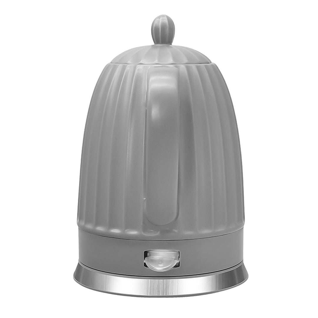 Keramická rýchlovarná kanvica Maestro, farba sivá, výkon 1500 W, objem 1,5 l, otočná základňa, ukazovateľ hladiny vody, napájací kábel 65 cm, MR-077