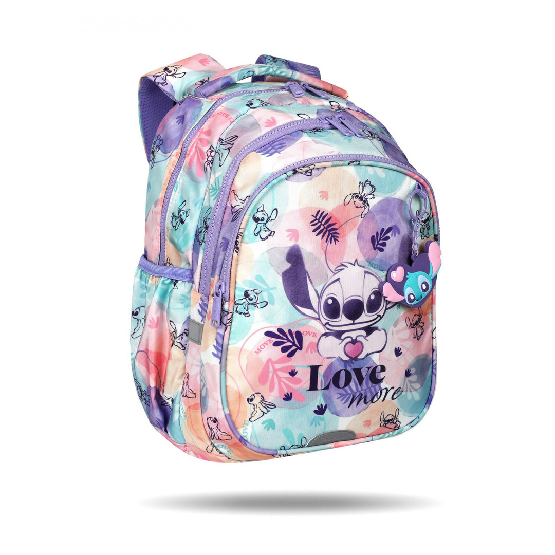 Školská sada Stitch Coolpack, dvojkomorový batoh Jerry (15"), puzdro na ceruzky Jumper 3 a športová taška na topánky