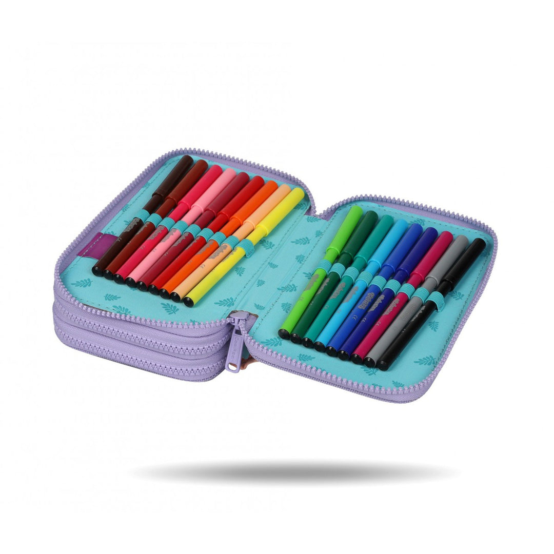 Školská sada Stitch Coolpack, dvojkomorový batoh Jerry (15"), puzdro na ceruzky Jumper 3 a športová taška na topánky