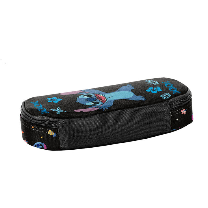 Školská súprava Stitch Paso, batoh s tromi priehradkami, oddelením na notebook a zosilneným dnom, puzdro na písacie potreby s gumičkami, vrece na topánky, ktoré sa dá pripnúť na chrbát, DS26MM