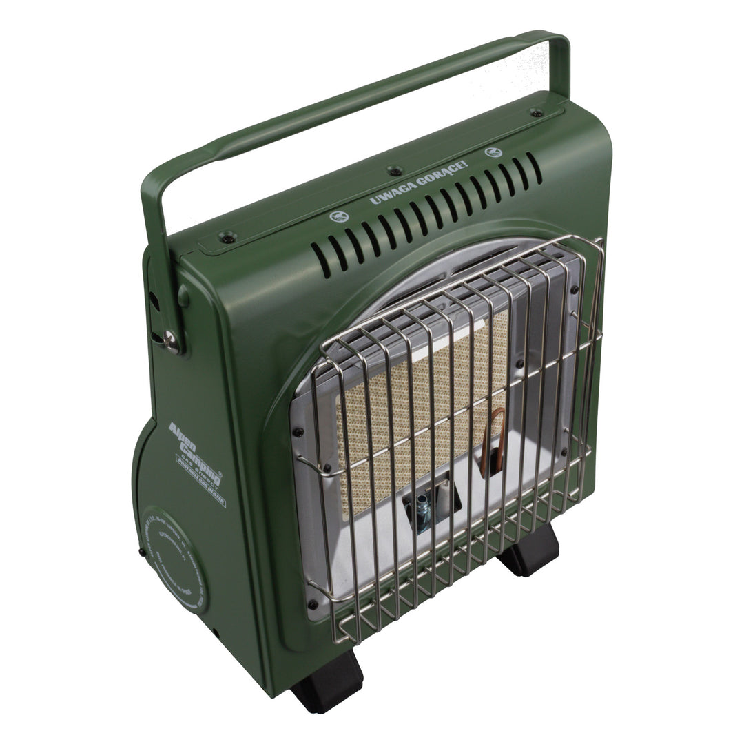 Prenosný plynový varič Alpen Camping, 2 v 1, spotreba plynu 124 g/h, piezoelektrické zapaľovanie, ICELAND IK-1000 PRO+ 4x plynová kartuša 227 g GreenBlue. Certifikát: Pi 0875, v súlade s normou EN 417