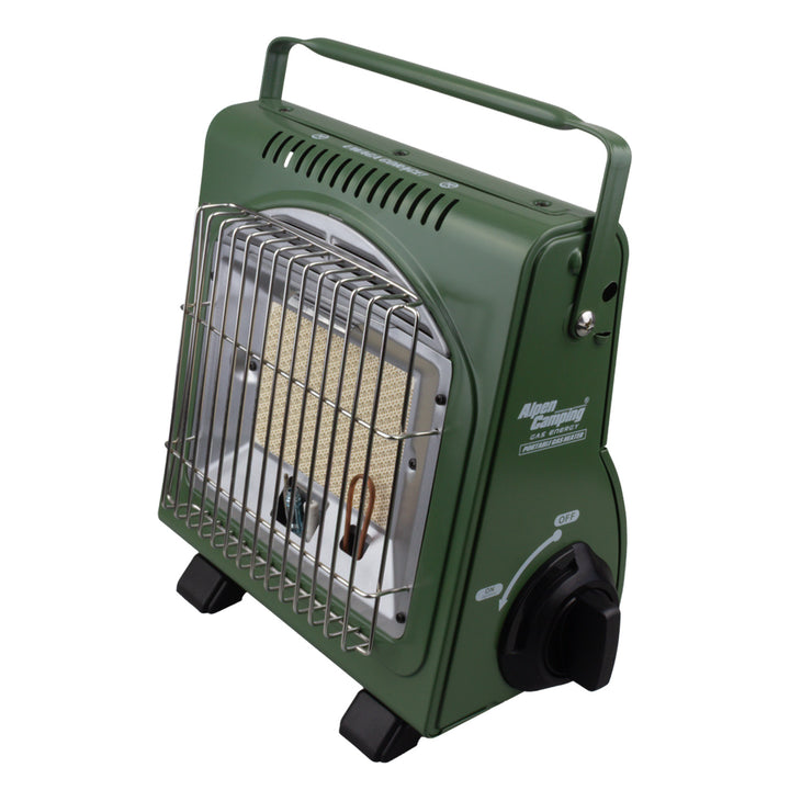 Prenosný plynový varič Alpen Camping, 2 v 1, spotreba plynu 124 g/h, piezoelektrické zapaľovanie, ICELAND IK-1000 PRO+ 4x plynová kartuša 227 g GreenBlue. Certifikát: Pi 0875, v súlade s normou EN 417