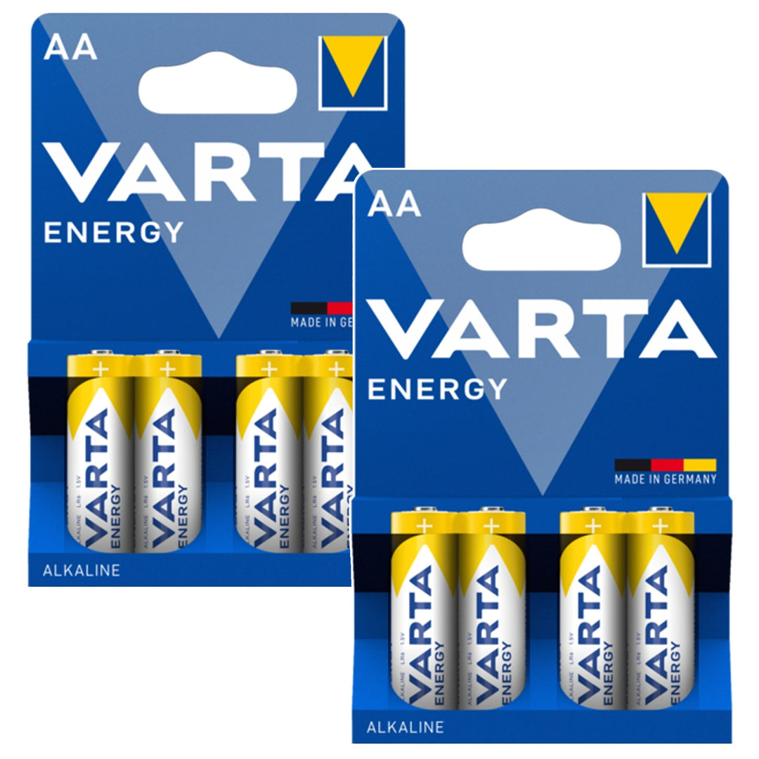 8x batéria R-06 LR06 AA 1,5 V Varta Energy (alkalická)