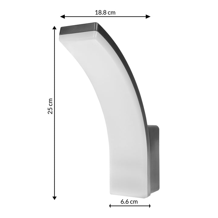 LED svietidlo Maclean, farba sivá, 20 W, IP65, 2750 lm, neutrálna biela farba (4000 K) MCE511 GR, 2 ks