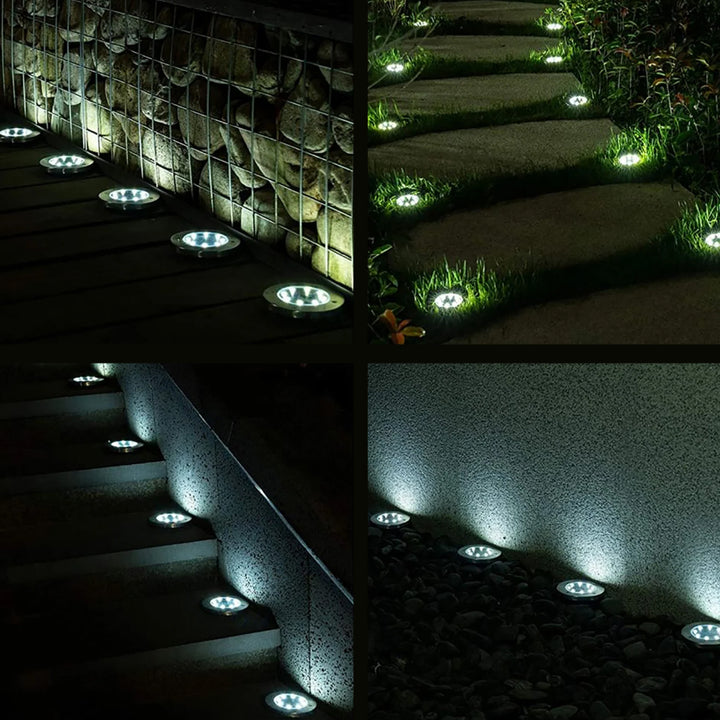 Solárna záhradná LED lampa Maclean IP44, 12 LED SMD, 4000 K, Ni-MH 600 mAh, 0,7 W, MCE318, 4 ks