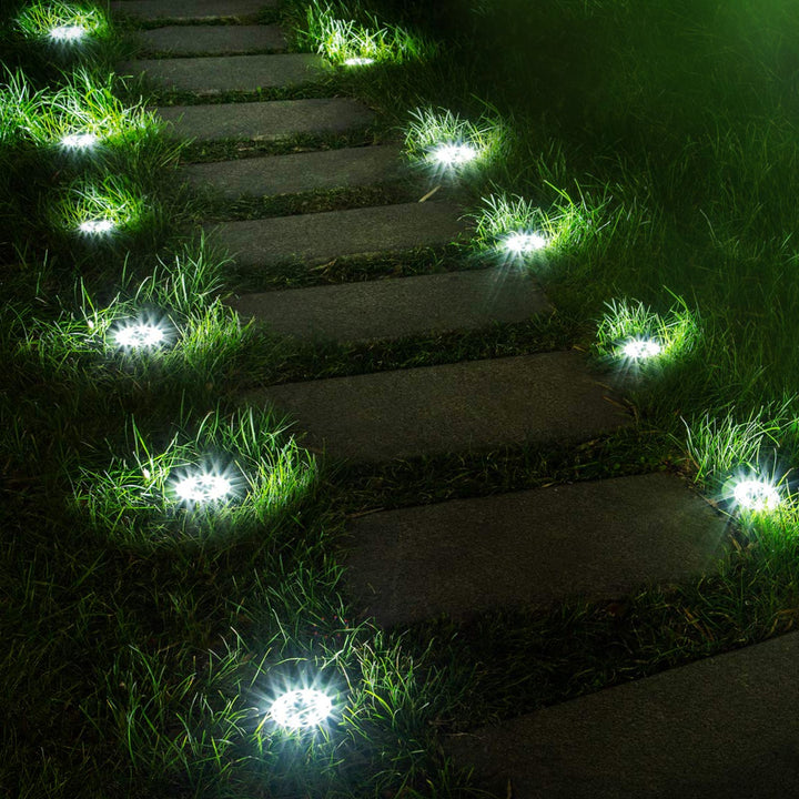 Solárna záhradná LED lampa Maclean IP44, 12 LED SMD, 4000 K, Ni-MH 600 mAh, 0,7 W, MCE318, 4 ks