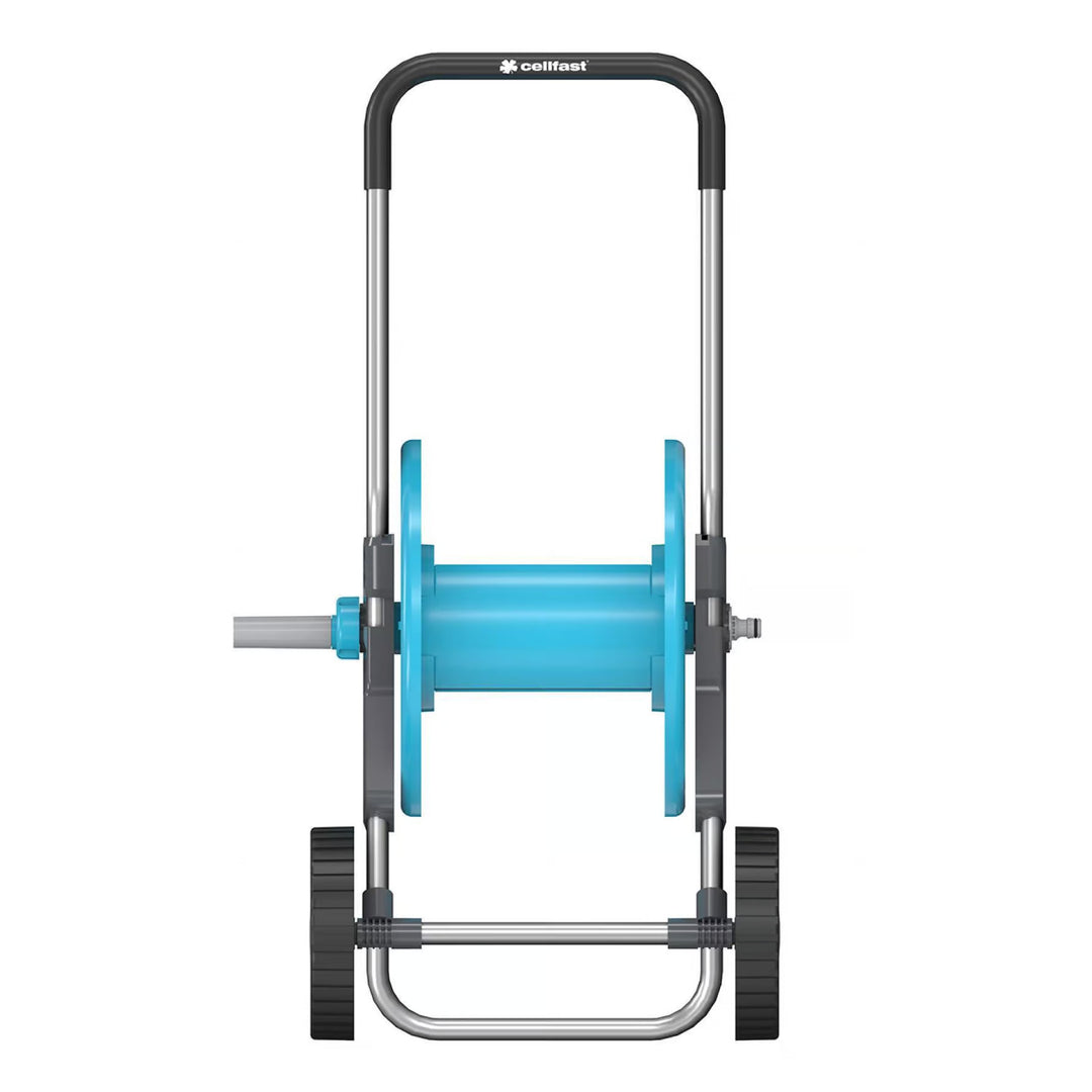 Vozík na hadicu Cellfast Aluplus 1/2" 60 m + záhradná hadica Cellfast Plus 1/2" 50 m