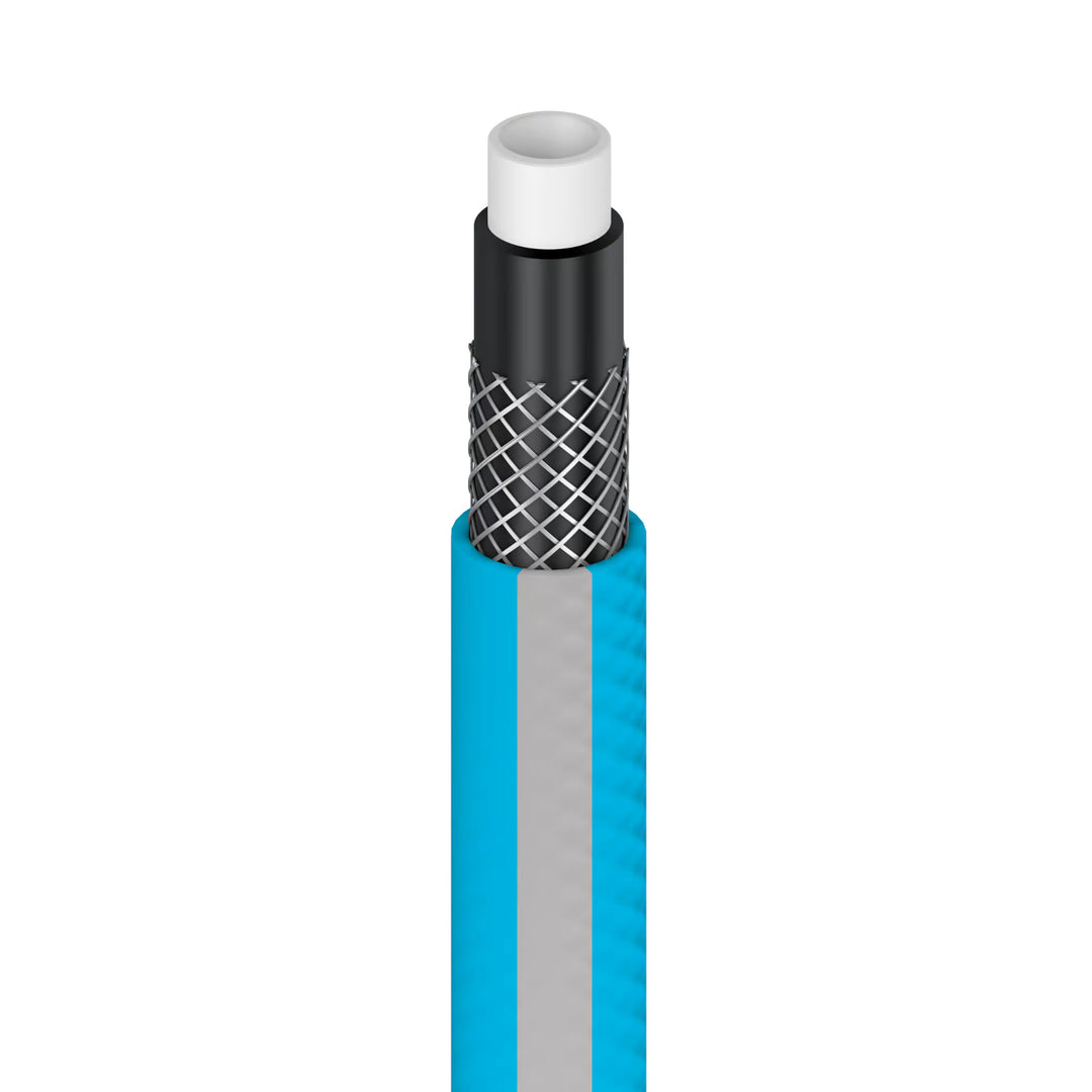 Vozík na hadicu Cellfast Aluplus 1/2" 60 m + Záhradná hadica Cellfast IDEAL 1/2" 20 m + Sada s priamym zavlažovačom Cellfast Basic 1/2"