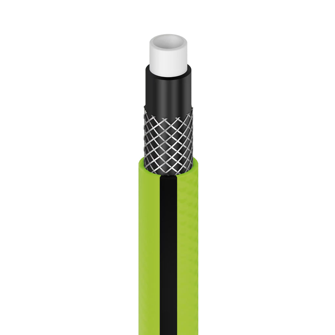 Záhradná hadica Cellfast Quattro 1/2" 15 m + záves na hadicu Cellfast (sivá) + sada s priamym zavlažovačom Cellfast Basic 1/2"