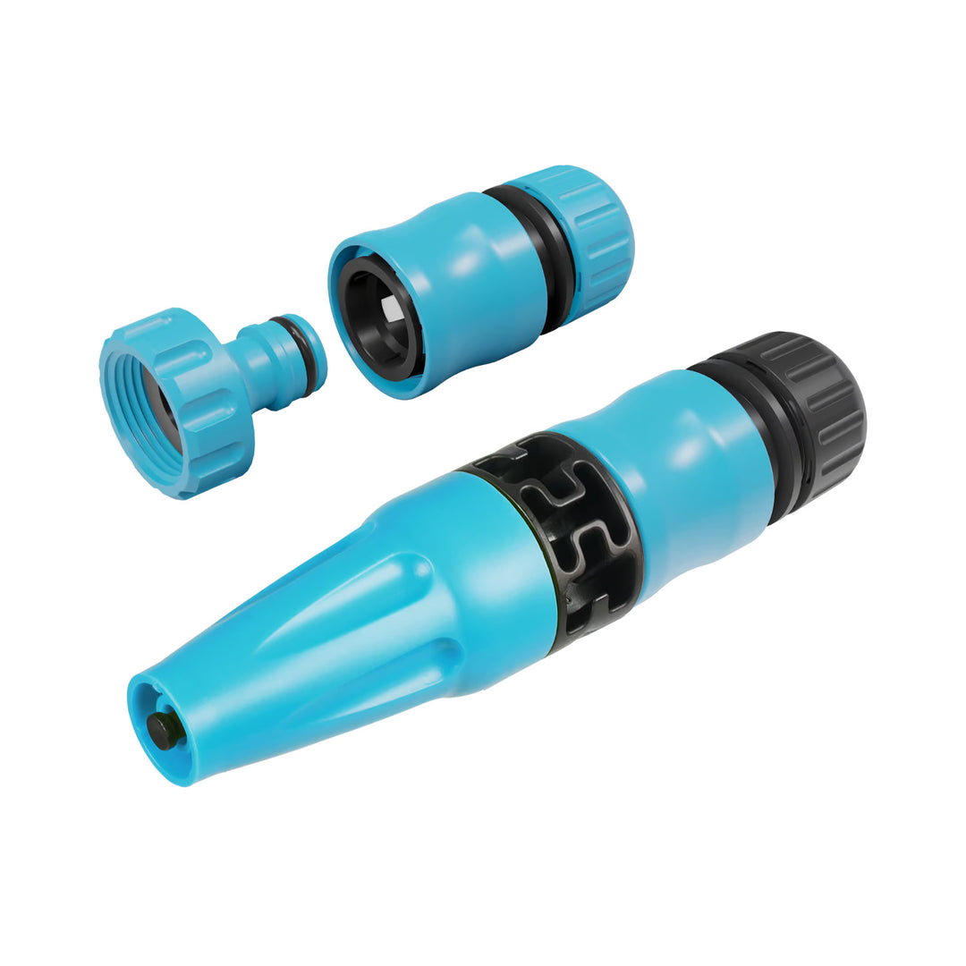 Záhradná hadica Cellfast, PROFESSIONAL 1/2" 20 m + záves na hadicu Cellfast, sivá +  sada s priamym zavlažovačom Cellfast Basic 1/2"