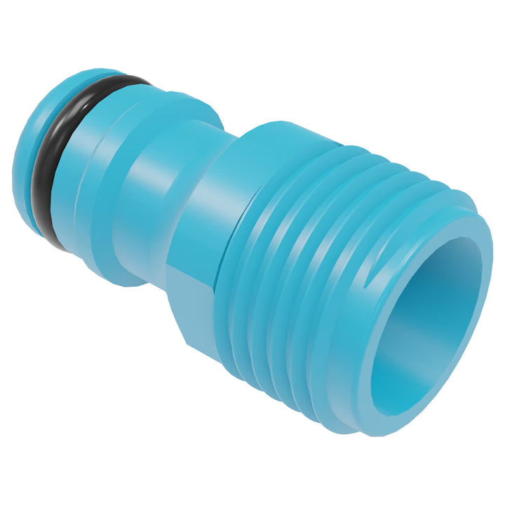Záhradná hadica Economic 1/2" 50 m + stojan, prípojka s vnútorným závitom 3/4", pripojenie s vonkajším závitom 1/2", rýchlospojka priechodná a stop 1/2" + 8-funkčná pištoľová rozstrekovačka Cellfast Mix Ideal