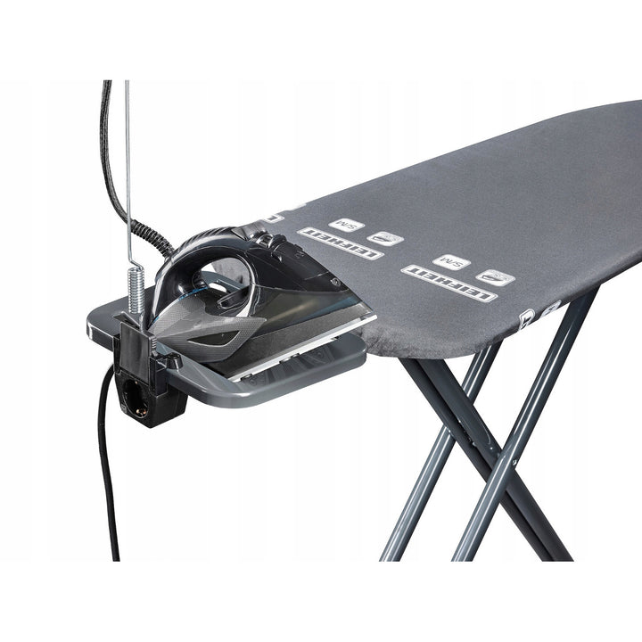 Žehliaca doska Leifheit Air Board M Black Plus, odráža teplo a paru, nastaviteľná výška, 72485