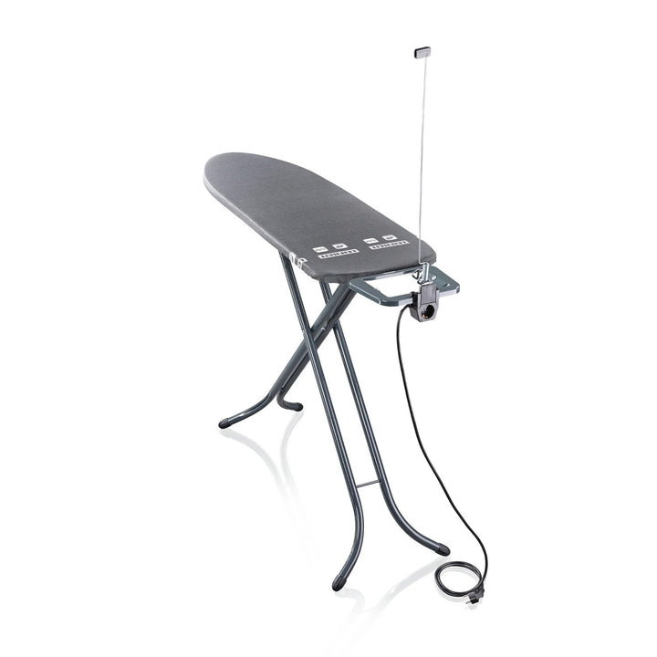 Žehliaca doska Leifheit Air Board M Black Plus, odráža teplo a paru, nastaviteľná výška, 72485