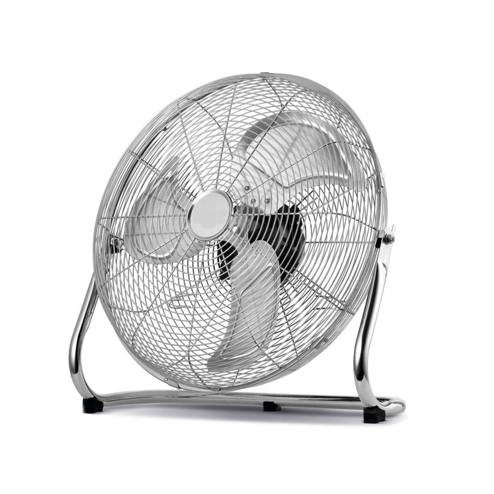 Podlahový ventilátor HanksAir, výkon 80 W, 3 prevádzkové stupne, vyrobený z pochrómovanej ocele, priemer 40 cm, dĺžka kábla 1,5 m, W021