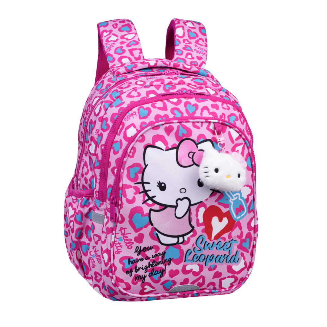 Školská sada Hello Kitty Coolpack, 3-komorový batoh Jerry (15"), puzdro na písacie potreby Jumper 3 s príslušenstvom a športová taška na topánky