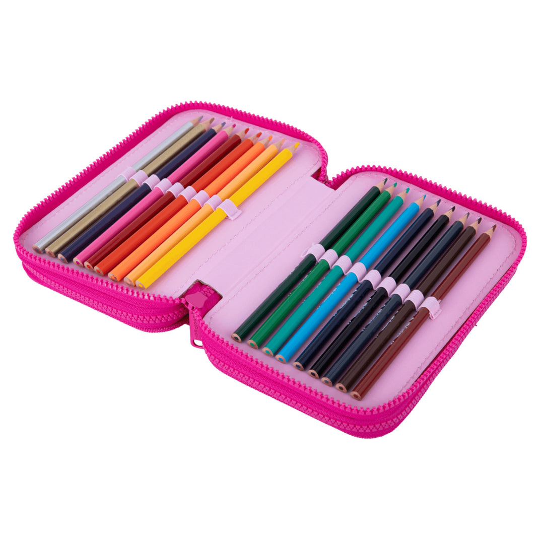 Školská sada Hello Kitty Coolpack, 3-komorový batoh Jerry (15"), puzdro na písacie potreby Jumper 3 s príslušenstvom a športová taška na topánky