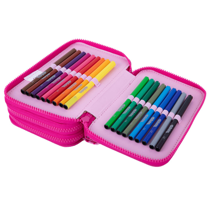 Školská sada Hello Kitty Coolpack, 3-komorový batoh Jerry (15"), puzdro na písacie potreby Jumper 3 s príslušenstvom a športová taška na topánky
