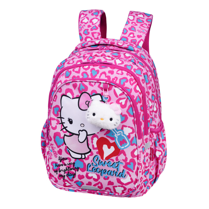Školská sada Hello Kitty Coolpack, 3-komorový batoh Jerry (15"), puzdro na písacie potreby Jumper 3 s príslušenstvom a športová taška na topánky