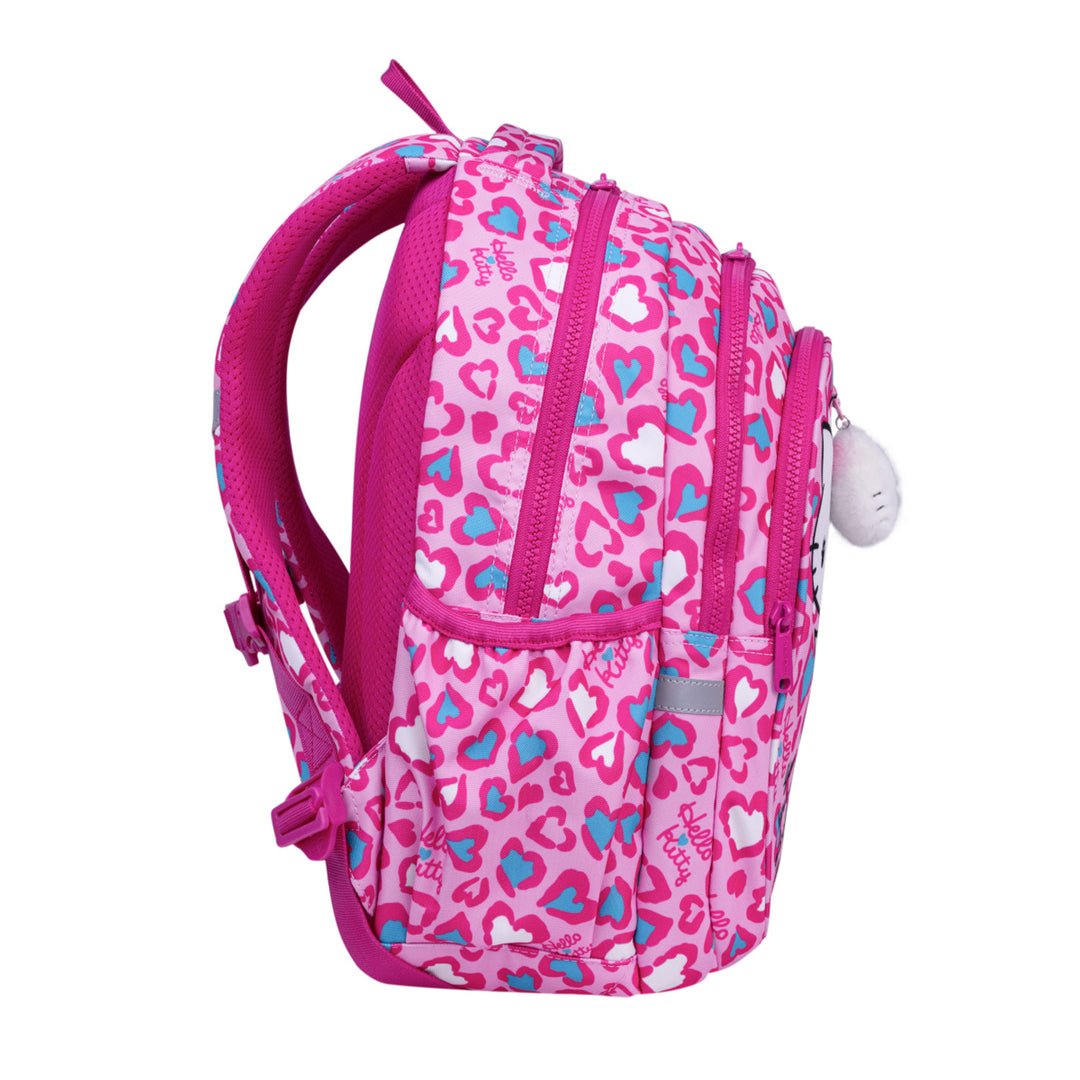 Školská sada Hello Kitty Coolpack, 3-komorový batoh Jerry (15"), puzdro na písacie potreby Jumper 3 s príslušenstvom a športová taška na topánky
