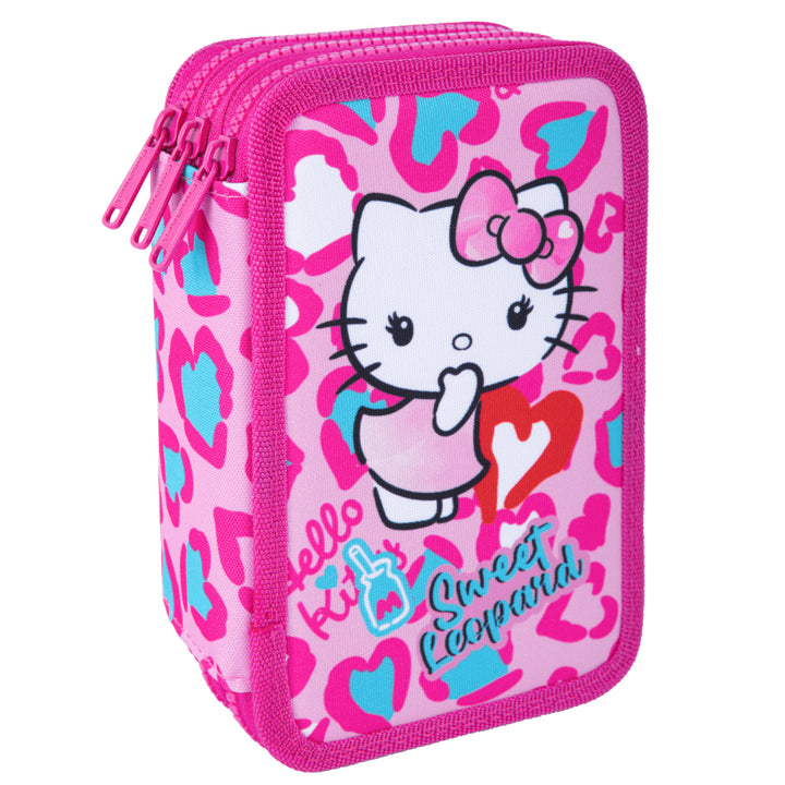 Školská sada Hello Kitty Coolpack, 3-komorový batoh Jerry (15"), puzdro na písacie potreby Jumper 3 s príslušenstvom a športová taška na topánky