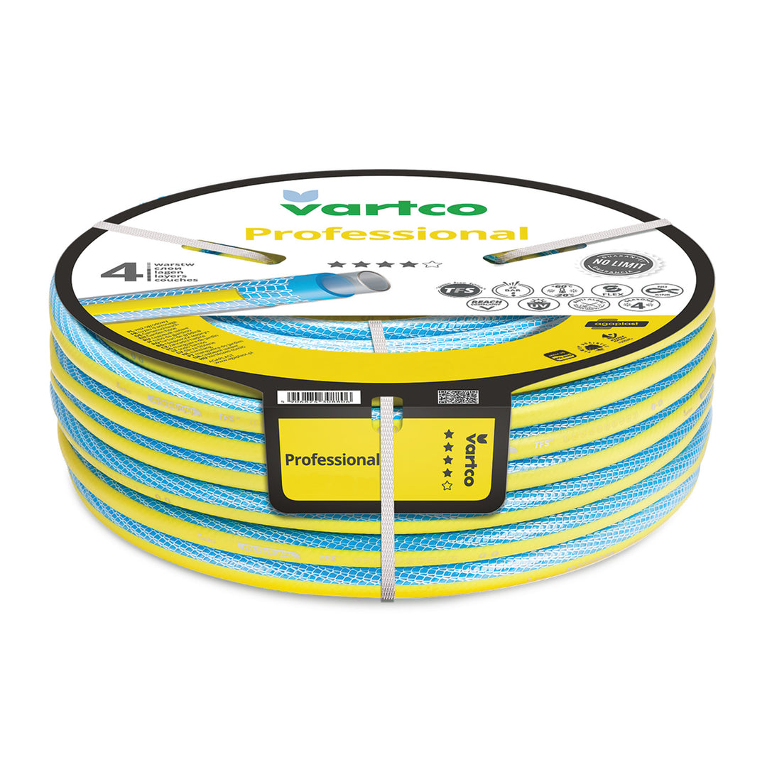 Záhradná hadica Vartco Professional 1" 20 m, 4-vrstvová, systém TFS