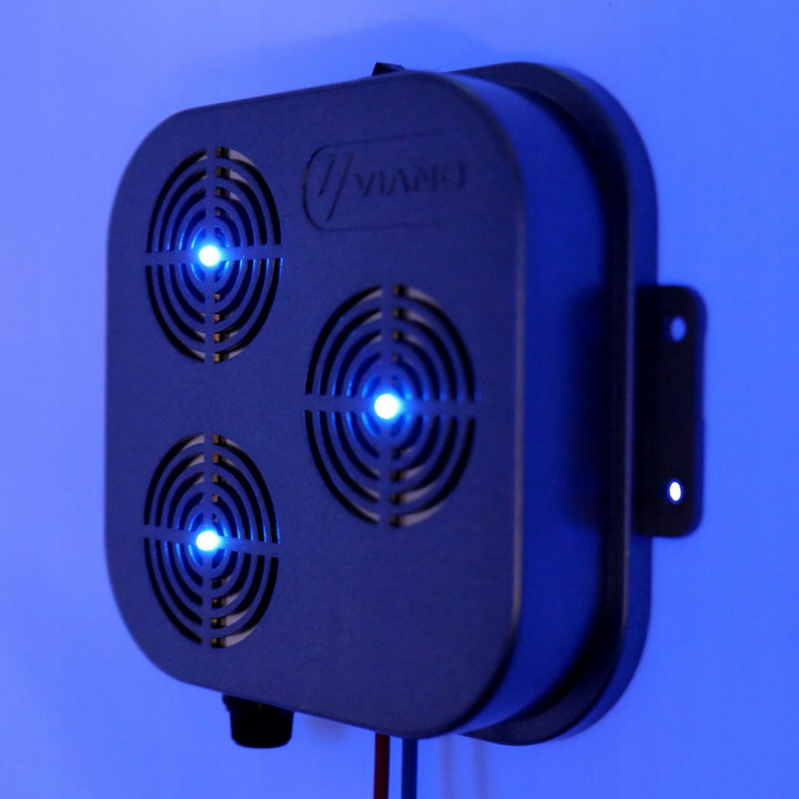 Automatický odpudzovač kun, hlodavcov, potkanov a myší, Viano Power LED