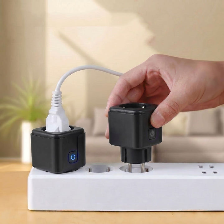 Diaľkovo ovládaná WiFi zásuvka GreenBlue, Android/iOS/Alexa/Google Home, časovač, wattmeter, max. 16 A/3840 W, GB735 B, 2 ks