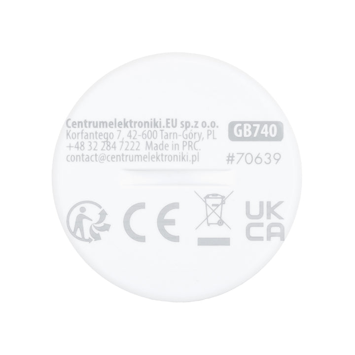Bezdrôtový pohybový senzor Zigbee Tuya GreenBlue, Android/iOS, CR2450 DC 3,0 V, uhol detekcie 120° / do 8 m, GB740, 2 ks