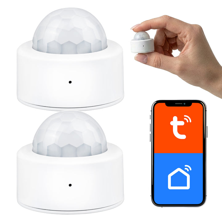 Bezdrôtový pohybový senzor Zigbee Tuya GreenBlue, Android/iOS, CR2450 DC 3,0 V, uhol detekcie 120° / do 8 m, GB740, 2 ks