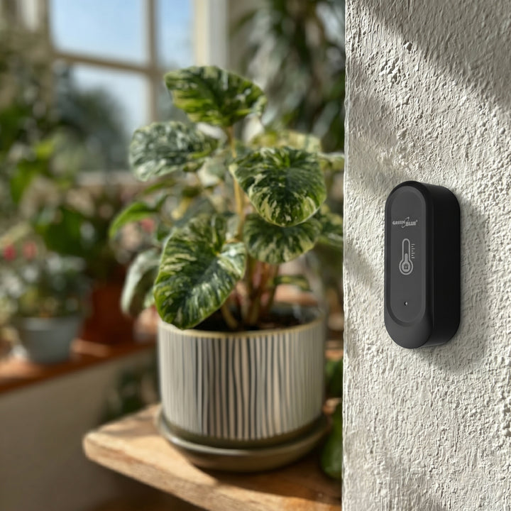 Vonkajší snímač teploty a vlhkosti WiFi GreenBlue, Android/iOS, 3,0 V DC, LR03x2, IP65, GB741, 2 kusy