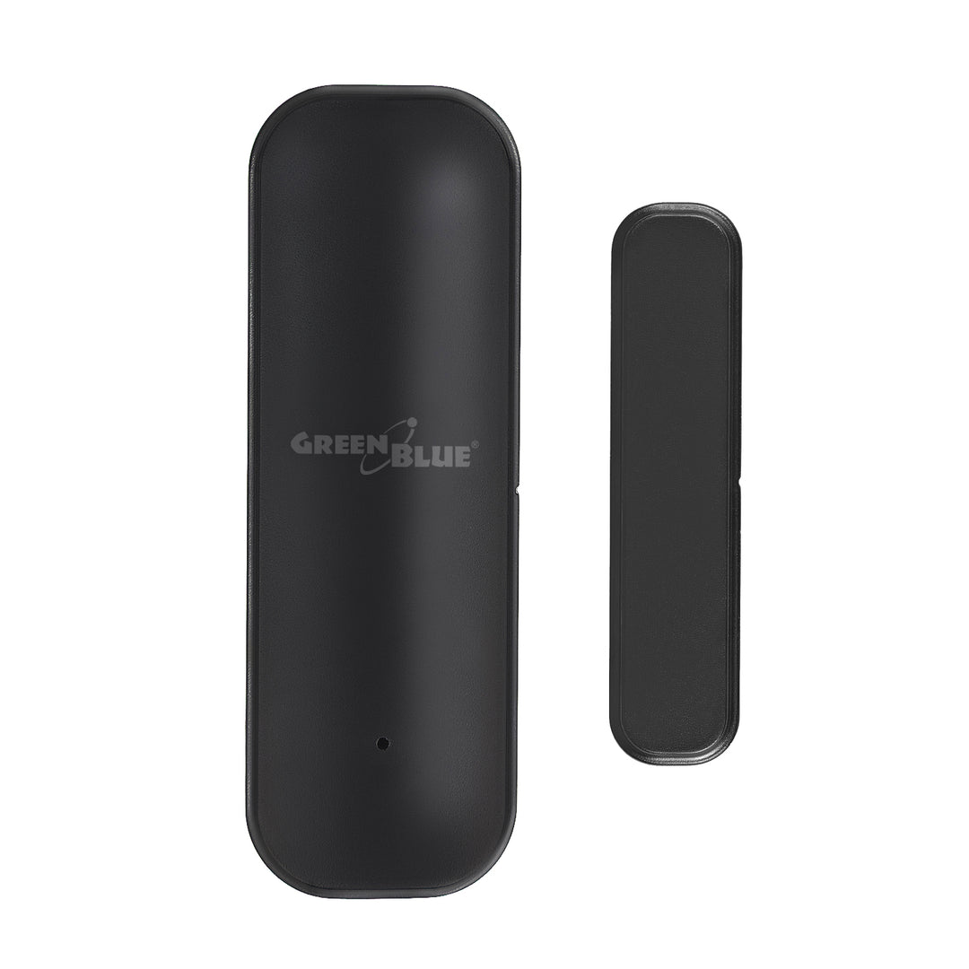 Bezdrôtový kontaktný senzor / senzor otvorenia WiFi GreenBlue, Android/iOS, na dvere / okná, 3,0 V DC, LR03x2, GB479 B, 2 sady