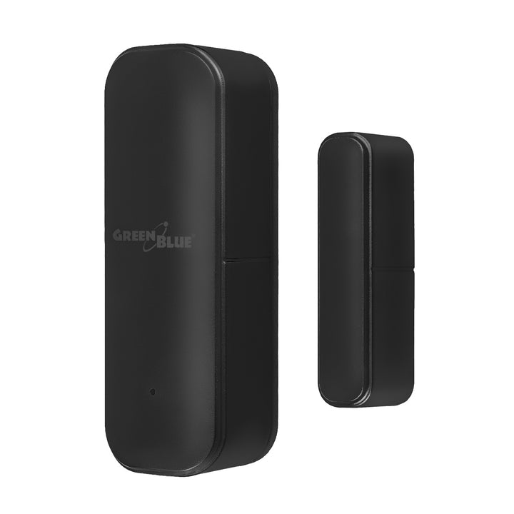 Bezdrôtový kontaktný senzor / senzor otvorenia WiFi GreenBlue, Android/iOS, na dvere / okná, 3,0 V DC, LR03x2, GB479 B, 2 sady